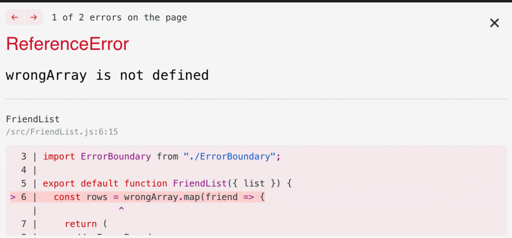 error boundary example